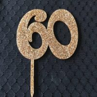 Vickie Double Number Cake Topper - Acrylic - Image 2