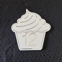 House Signage CupCake - Number Only