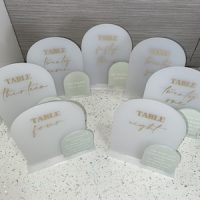 Serenity Wedding Table Stands - Arch Design - Image 8