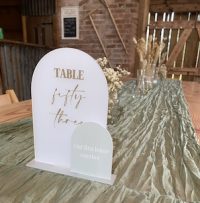 Serenity Wedding Table Stands - Arch Design - Image 2