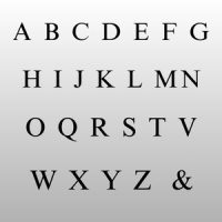 Tim Individual Letters Plus & Charms - Solid acrylic