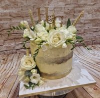 Petra Initials Cake Topper - Personalised - MDF