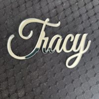 Georgie Single Name Cake Charm - Personalised - Acrylic