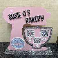 Cake Mixer Design Social Media Stand
