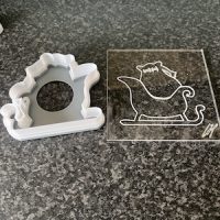 Santa Sleigh Embosser & Cutter Set - Outie - Image 3