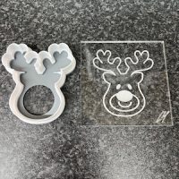 Twinkle Nose the Reindeer Embosser & Cutter Set - Outie - Image 2