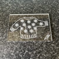 Xmas Jumper/Sweater Snowflake Outie Embosser - Acrylic