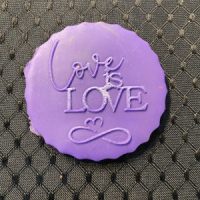 Love is Love Embosser - Outie - Acrylic - Image 3