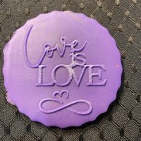 Love is Love Embosser - Outie - Acrylic - Image 2