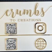A3 Landscape Business Name Sign - Mirrored