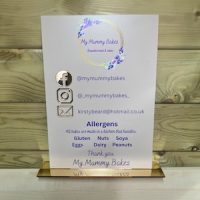 A5/A4 Portrait Social Media Sign -Mirrored, Design 2