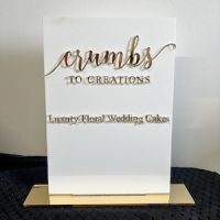 A5/A4 Portrait Business Name Sign - Mirrored