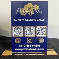 A5/A4 Portrait Social Media Sign - Std Col & Mirrored
