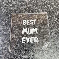 Best Mum Ever Embosser - Outie - Acrylic