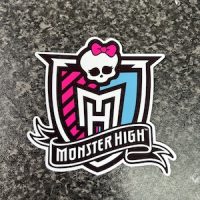 Monster High Themed Birthday Card Cake Topper & Charm Set - Image 2