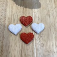 Small Heart Cupcake & Cake Charms - 3d printed - Image 5